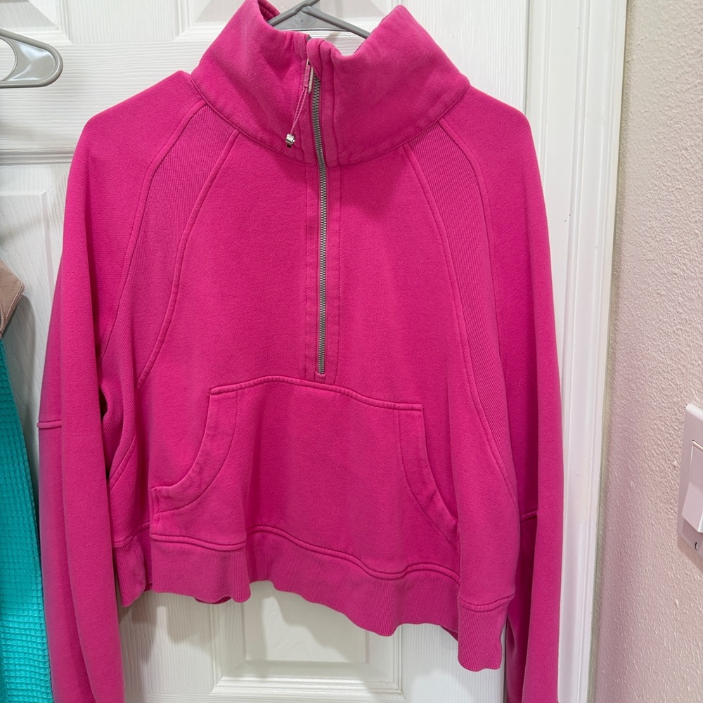 Lulu Lemon Scuba in Sonic Pink M/L